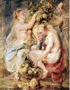 Ceres and Two Nymphs with a Cornucopia Peter Paul Rubens